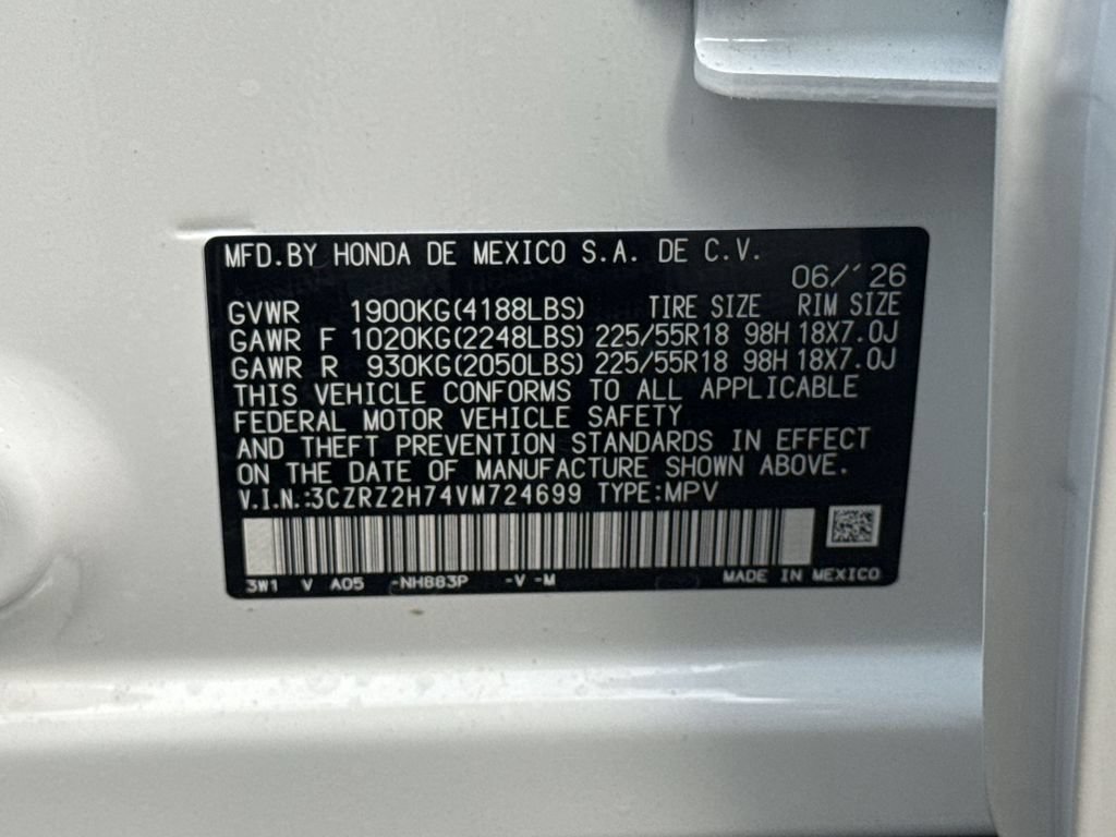 New 2027 Honda HR-V EX-L image 27