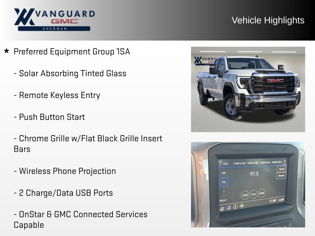 Used 2024 GMC Sierra 2500 Pro w/ 1SA Pro Safety Plus Package RWD image 5