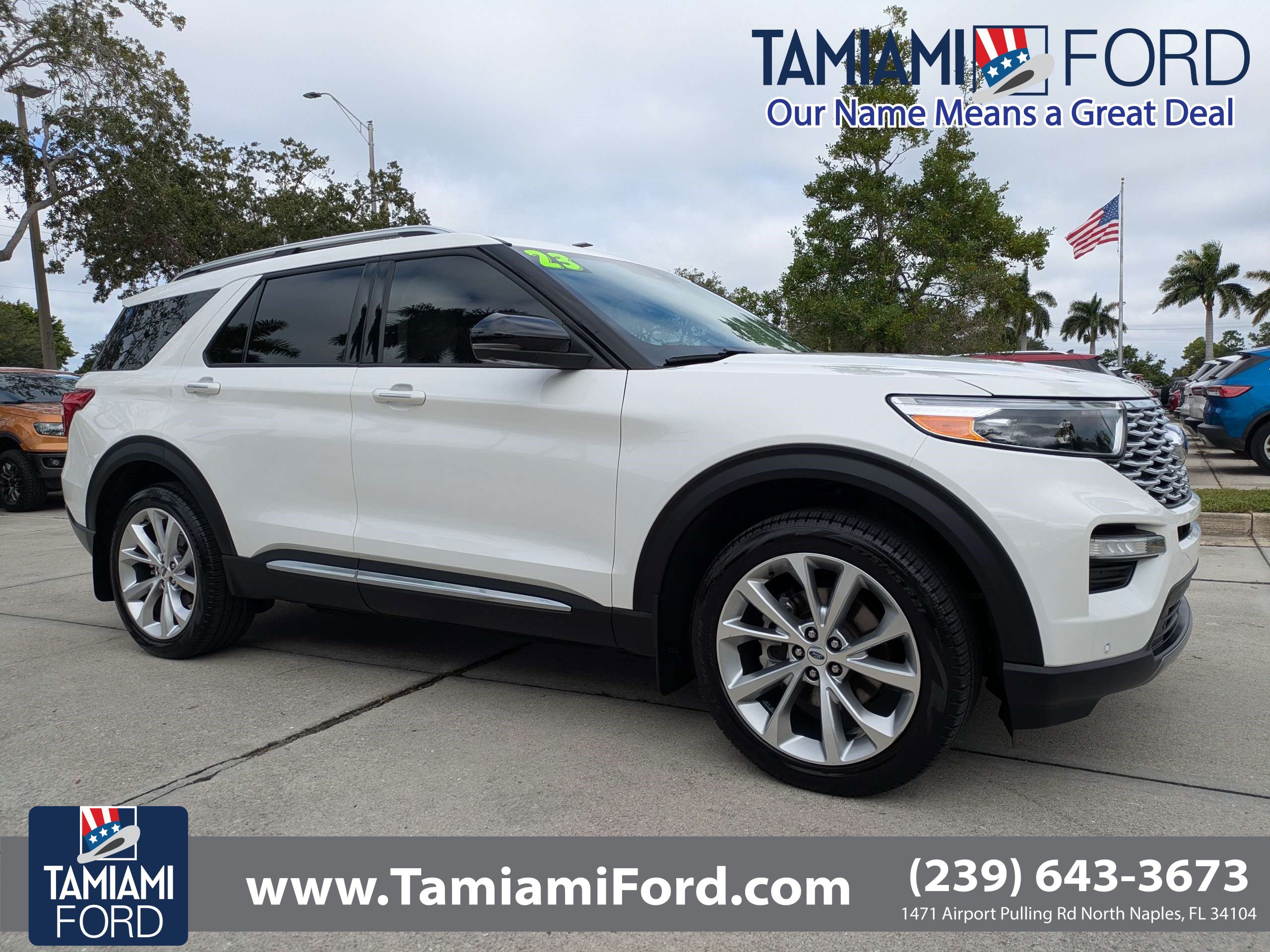 Certified 2023 Ford Explorer Platinum w/ Technology Package