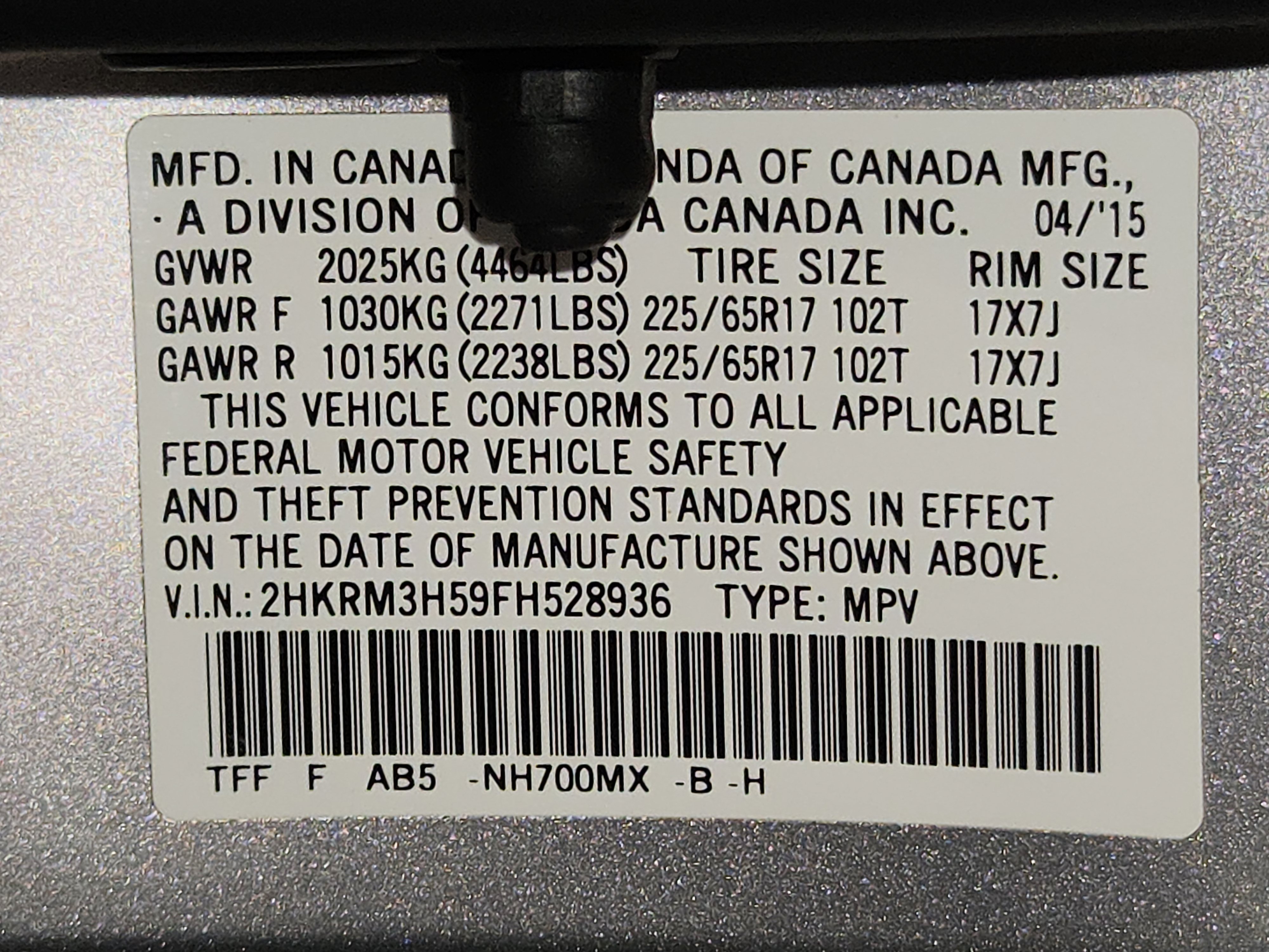 Used 2015 Honda CR-V EX image 56