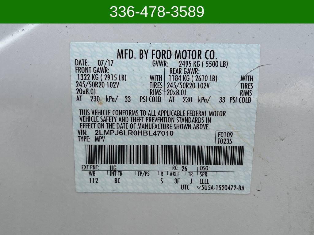 Used 2017 Lincoln MKX Reserve image 29