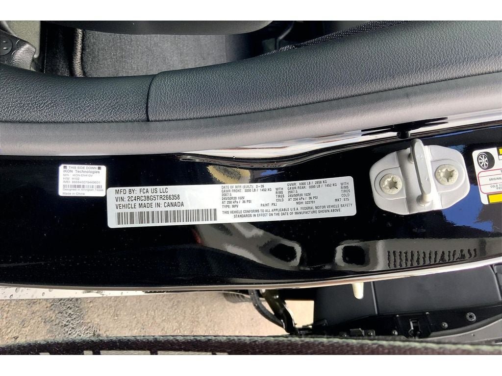 New 2026 Chrysler Pacifica Select w/ S Appearance Package AWD/4WD image 13