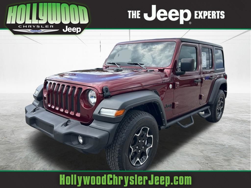 Used 2021 Jeep Wrangler Unlimited Sport image 1