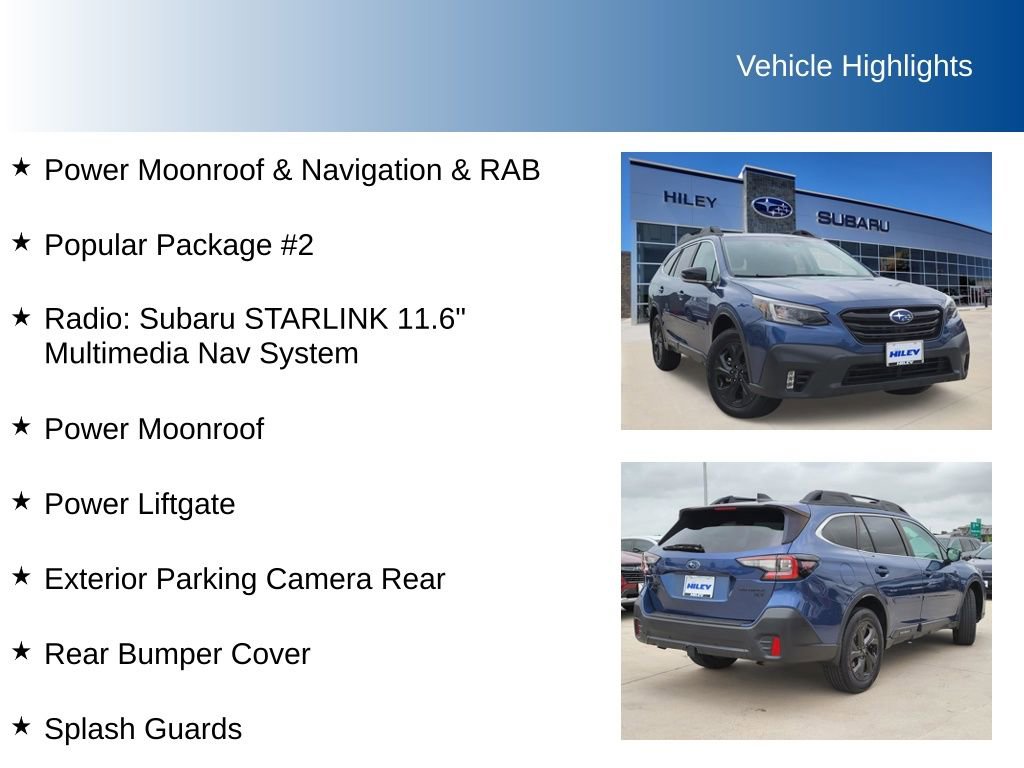 Used 2020 Subaru Outback Onyx Edition XT w/ Popular Package #2 image 5