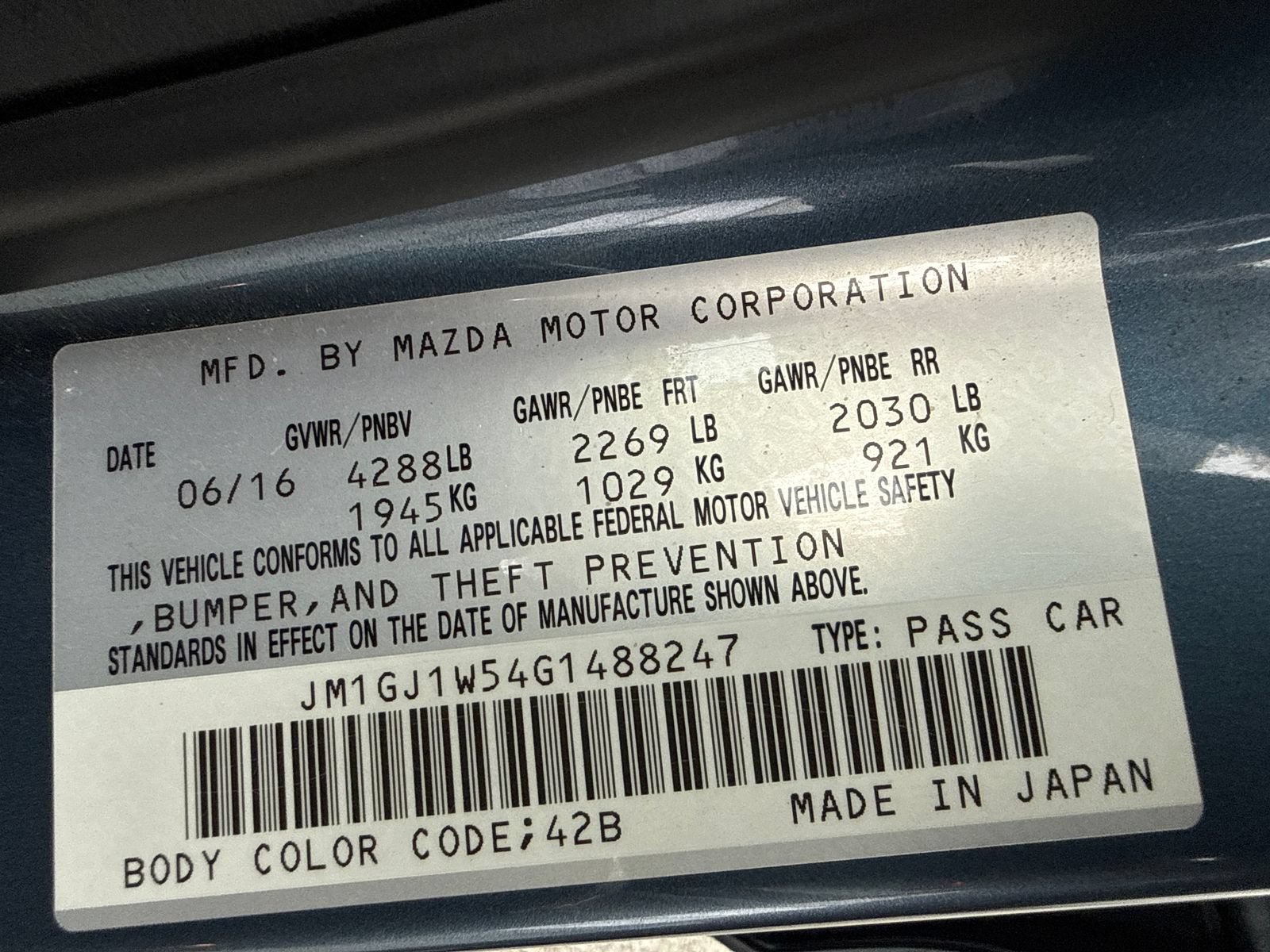 Used 2016 MAZDA MAZDA6 Grand Touring FWD image 52
