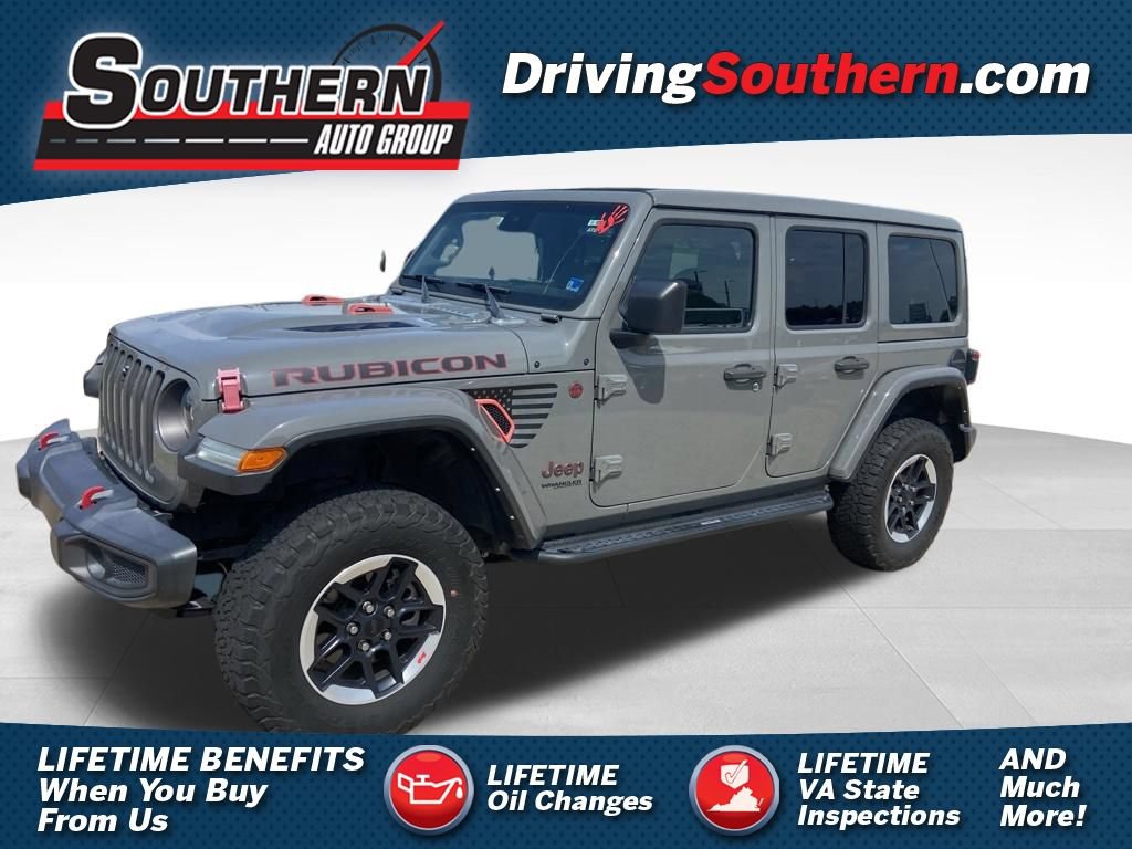 Used 2022 Jeep Wrangler Unlimited Rubicon w/ LED Lighting Group AWD/4WD image 1