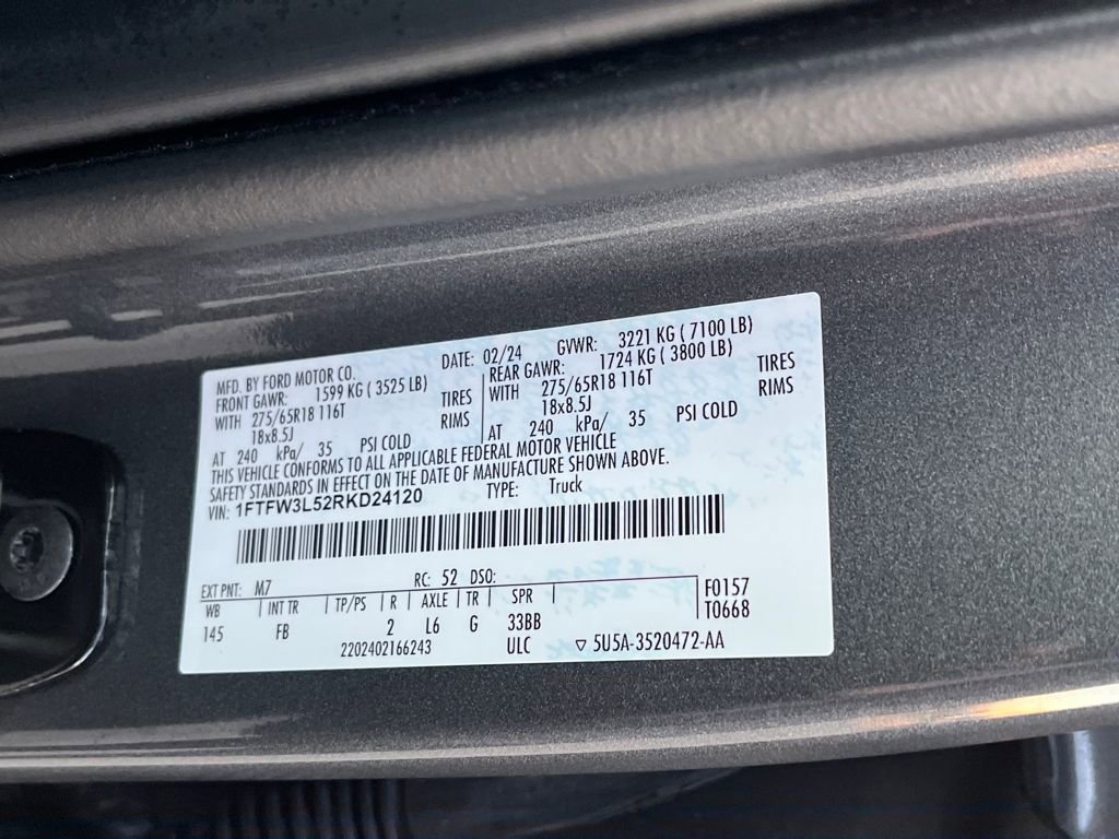 Used 2024 Ford F150 XLT w/ Equipment Group 302A MID image 26