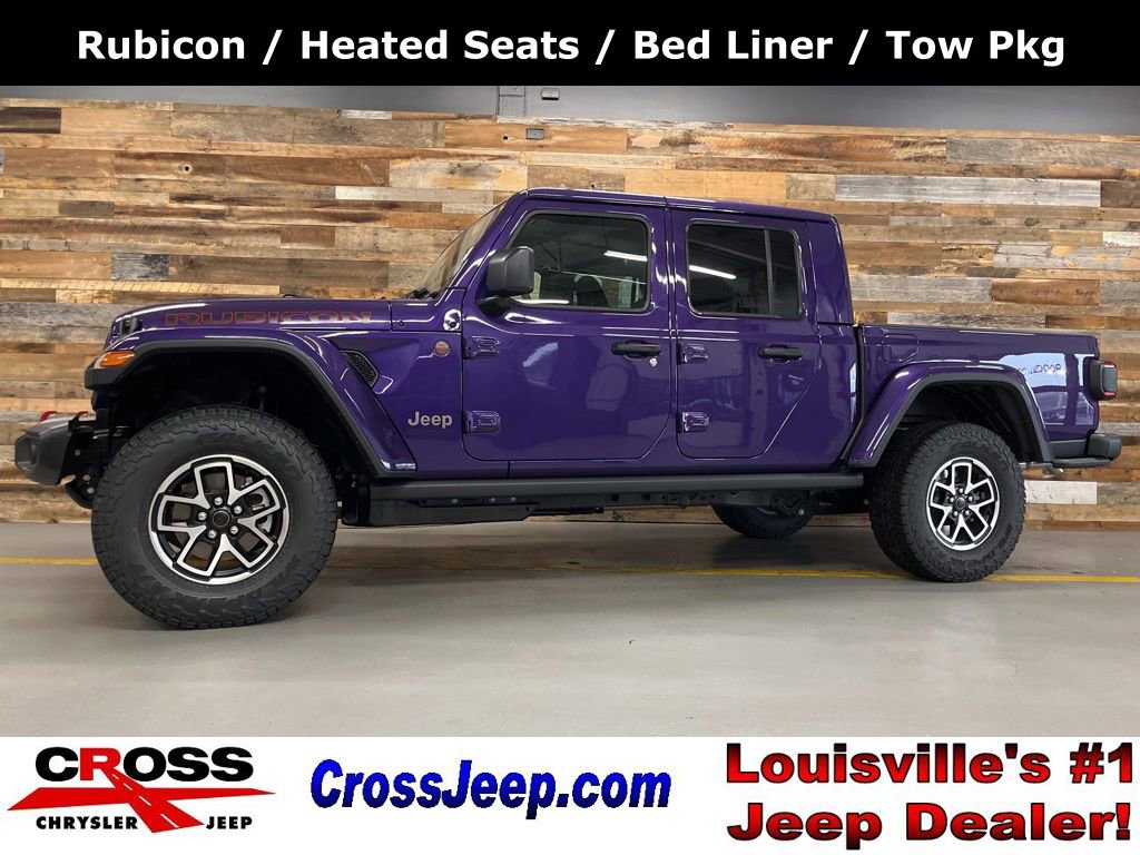 New 2026 Jeep Gladiator Rubicon w/ Steel Power Dome Hood Package