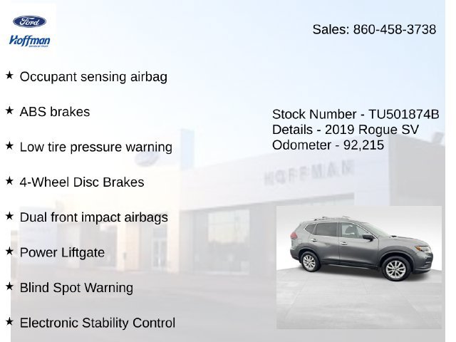 Used 2019 Nissan Rogue SV AWD/4WD image 20