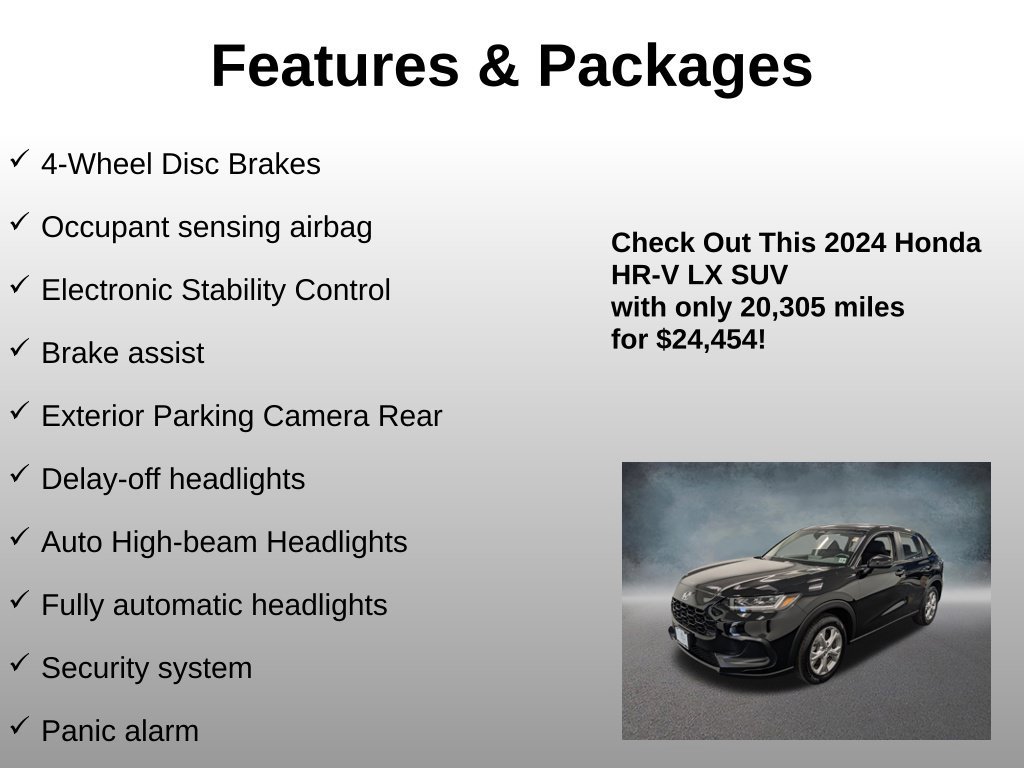 Used 2024 Honda HR-V LX image 16