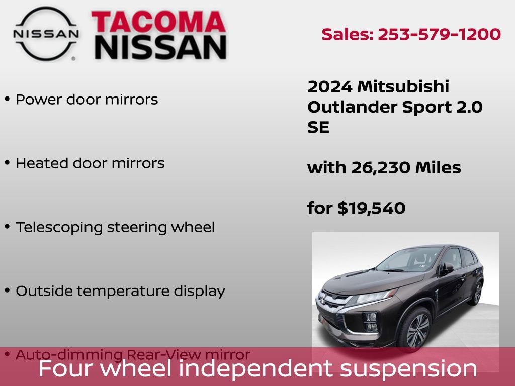 Used 2024 Mitsubishi Outlander Sport SE image 10