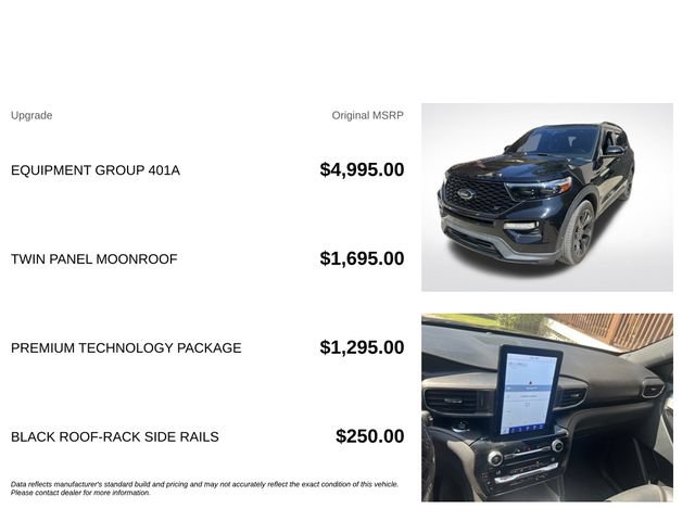 Used 2021 Ford Explorer ST w/ Equipment Group 401A AWD/4WD image 3