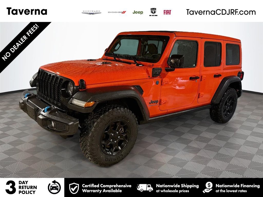 Certified 2023 Jeep Wrangler Unlimited w/ Sun & Screen Package AWD/4WD image 1