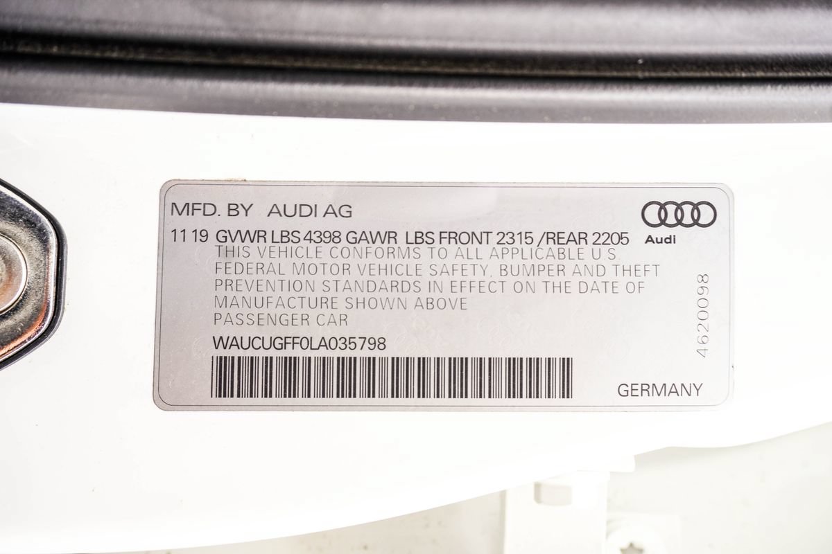 Used 2020 Audi A3 2.0T Premium Plus w/ Premium Plus Package FWD image 43