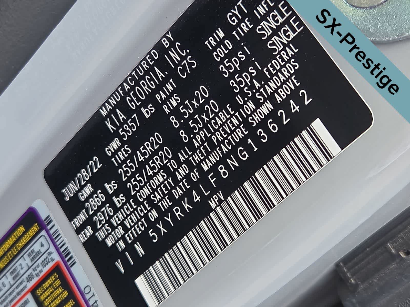 Used 2022 Kia Sorento SX FWD image 25