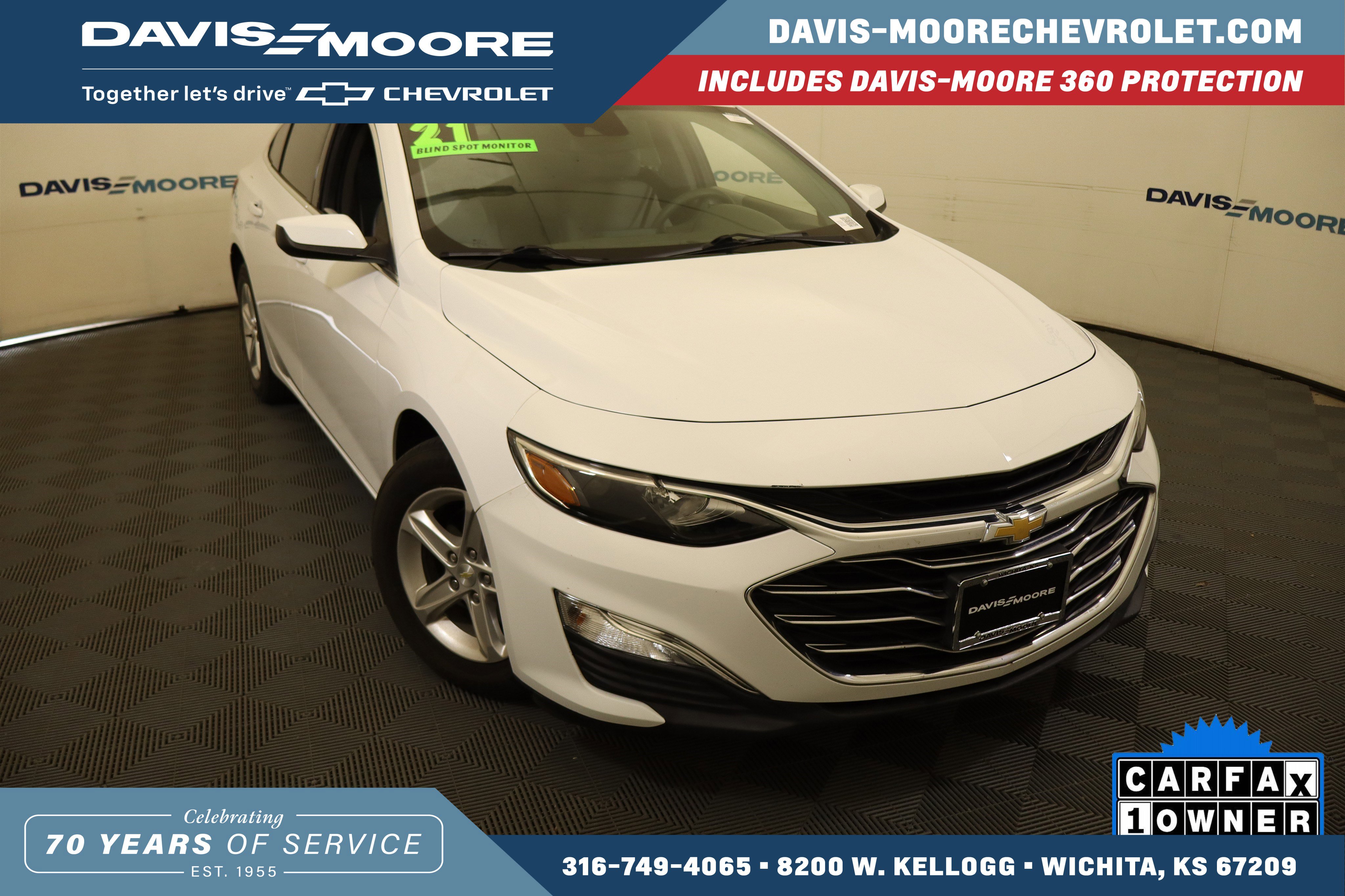 Used 2021 Chevrolet Malibu LS