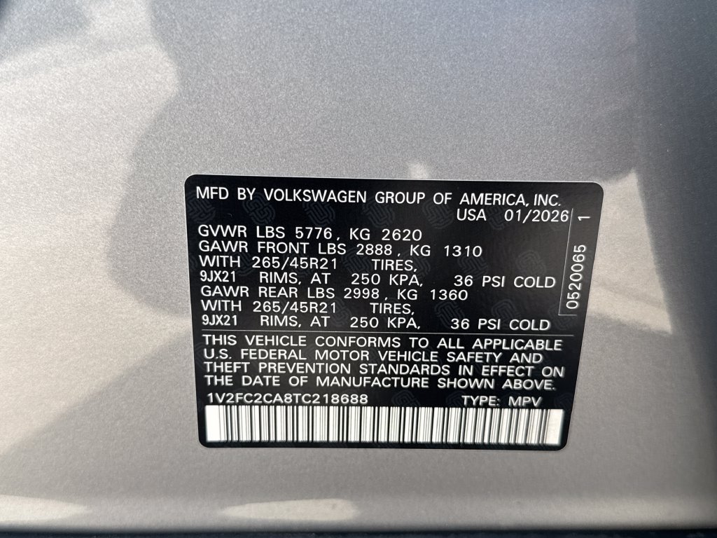 Used 2026 Volkswagen Atlas Cross Sport SEL Premium R-Line AWD/4WD image 28
