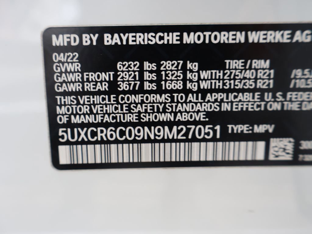 Used 2022 BMW X5 xDrive40i w/ M Sport Package image 45