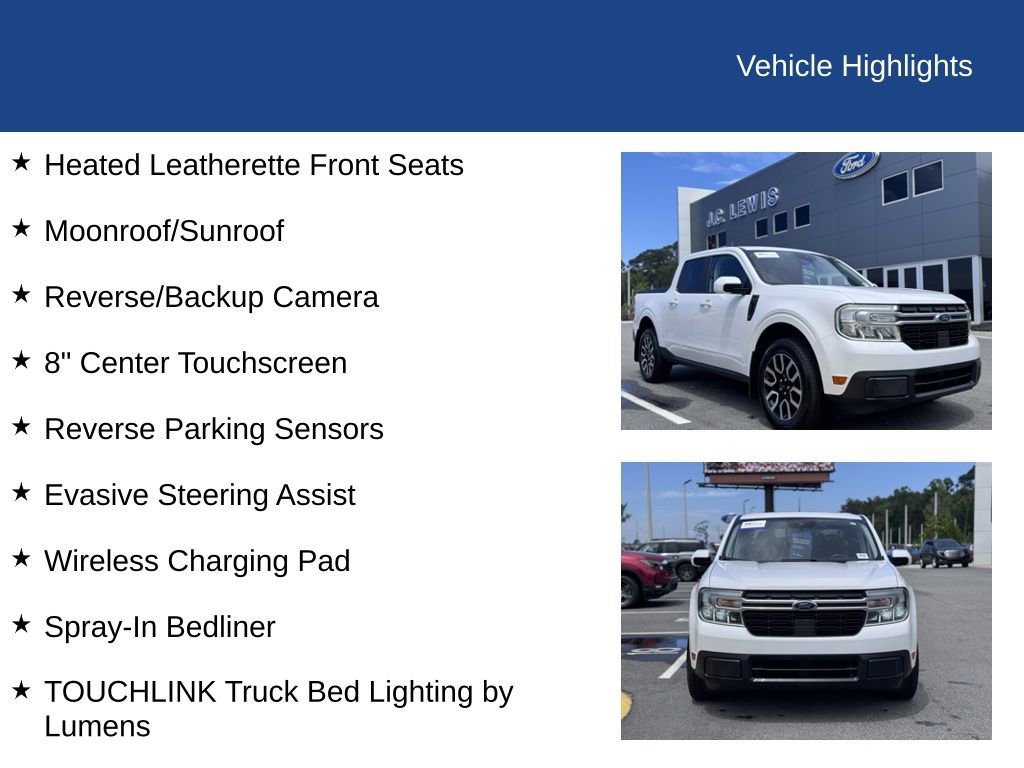 Used 2022 Ford Maverick Lariat w/ Lariat Luxury Package FWD image 26