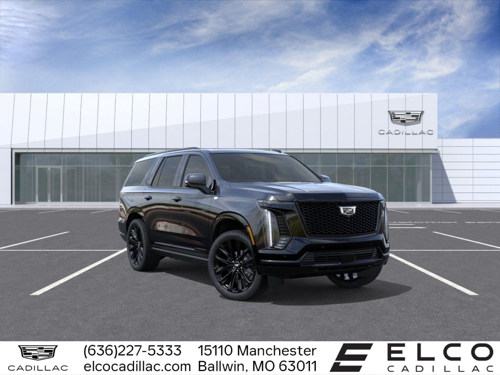 New 2027 Cadillac Escalade Platinum Sport w/ LPO, ONYX Package