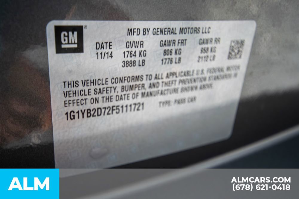 Used 2015 Chevrolet Corvette Stingray Coupe image 21