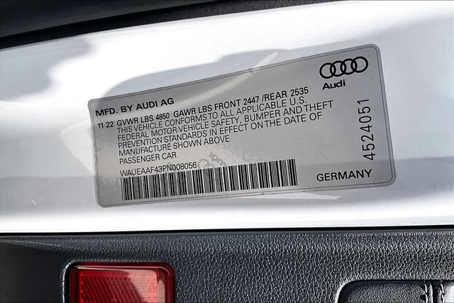 Certified 2023 Audi A4 2.0T Premium Plus w/ Premium Plus Package AWD/4WD image 19