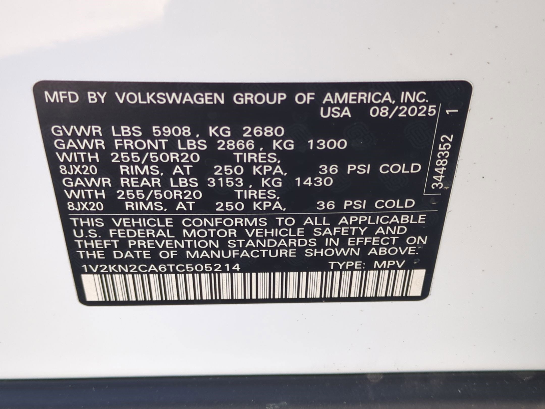 New 2026 Volkswagen Atlas SE image 21