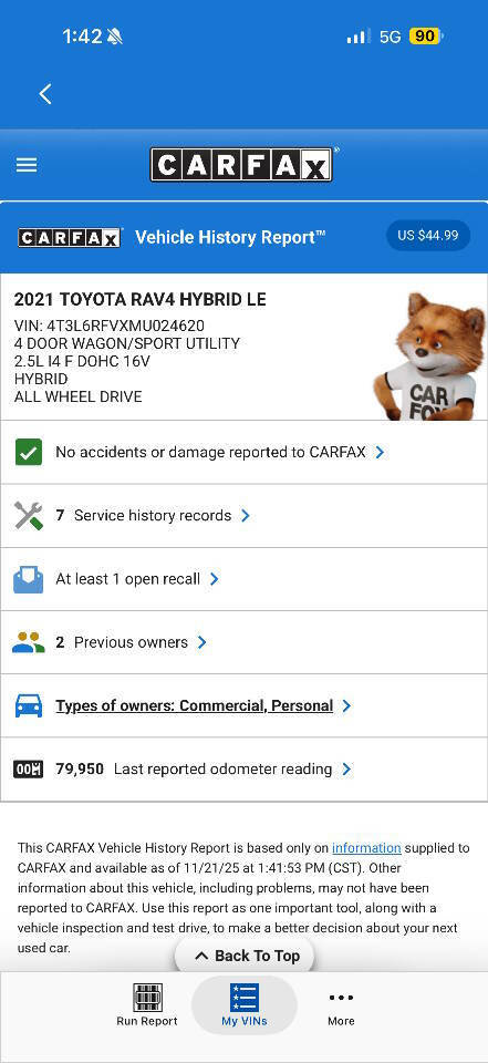 Used 2021 Toyota RAV4 LE image 14