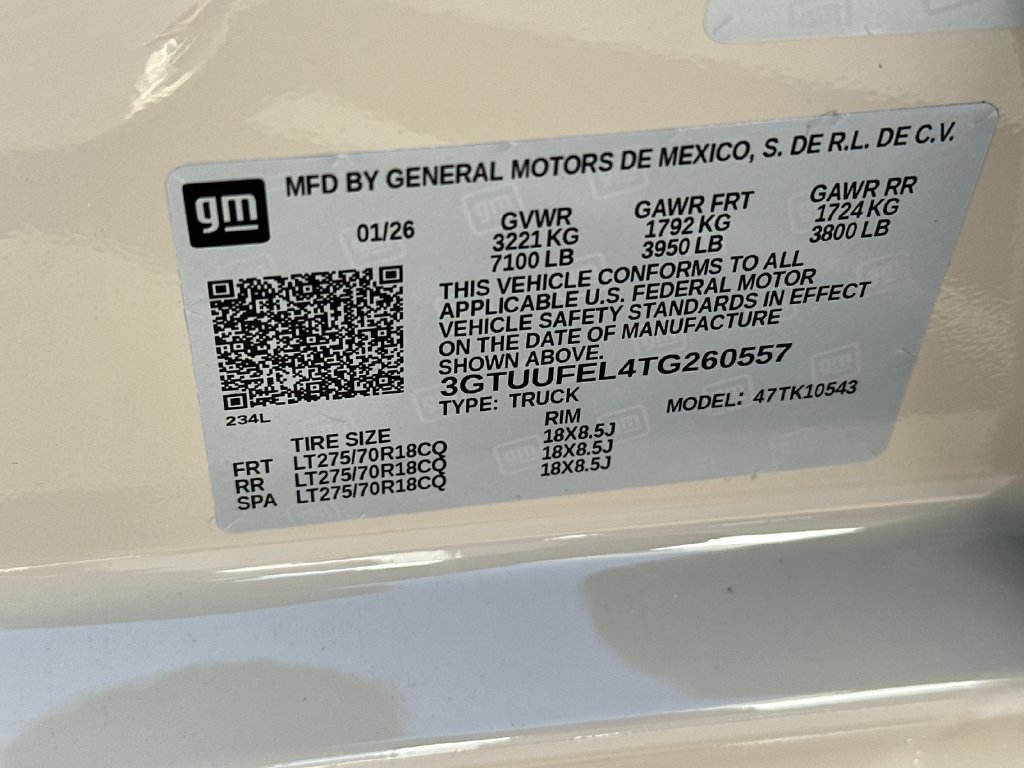 New 2026 GMC Sierra 1500 AT4X AWD/4WD image 33