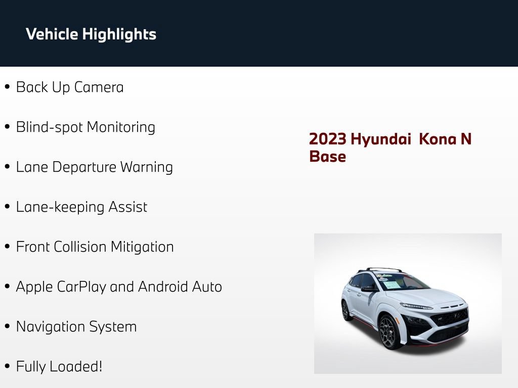 Used 2023 Hyundai Kona N FWD image 4