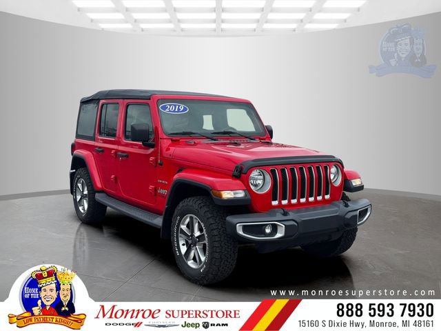 Certified 2019 Jeep Wrangler Unlimited Sahara