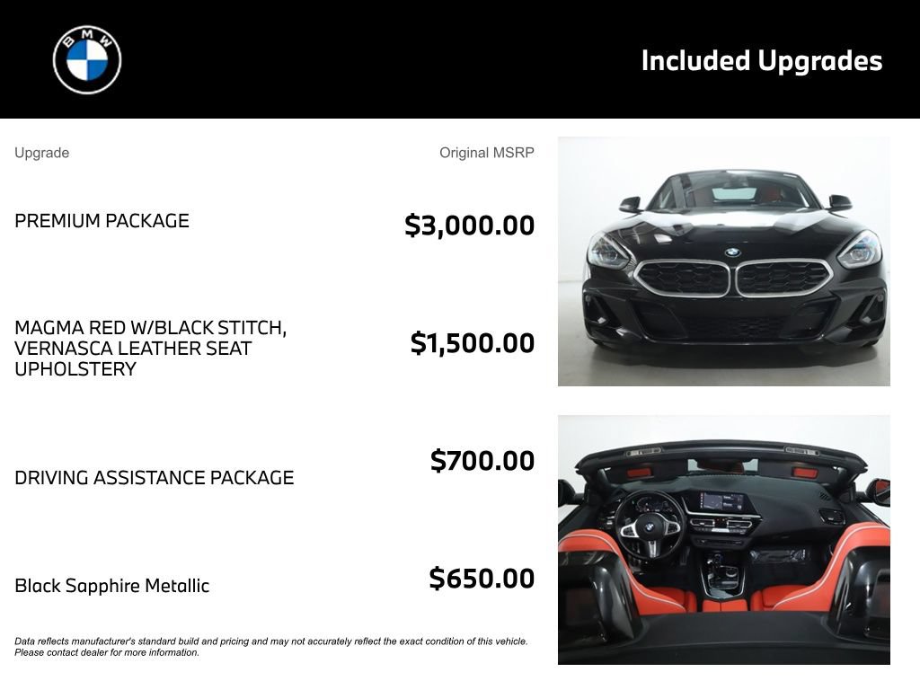 Used 2023 BMW Z4 sDrive30i w/ Premium Package RWD image 4