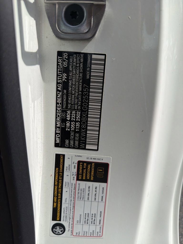 Used 2020 Mercedes-Benz C 300 Cabriolet w/ Parking Assistance Package image 15