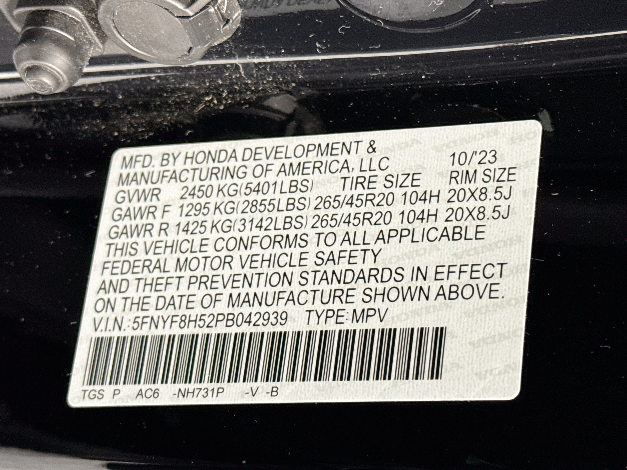 Certified 2023 Honda Passport EX-L image 31