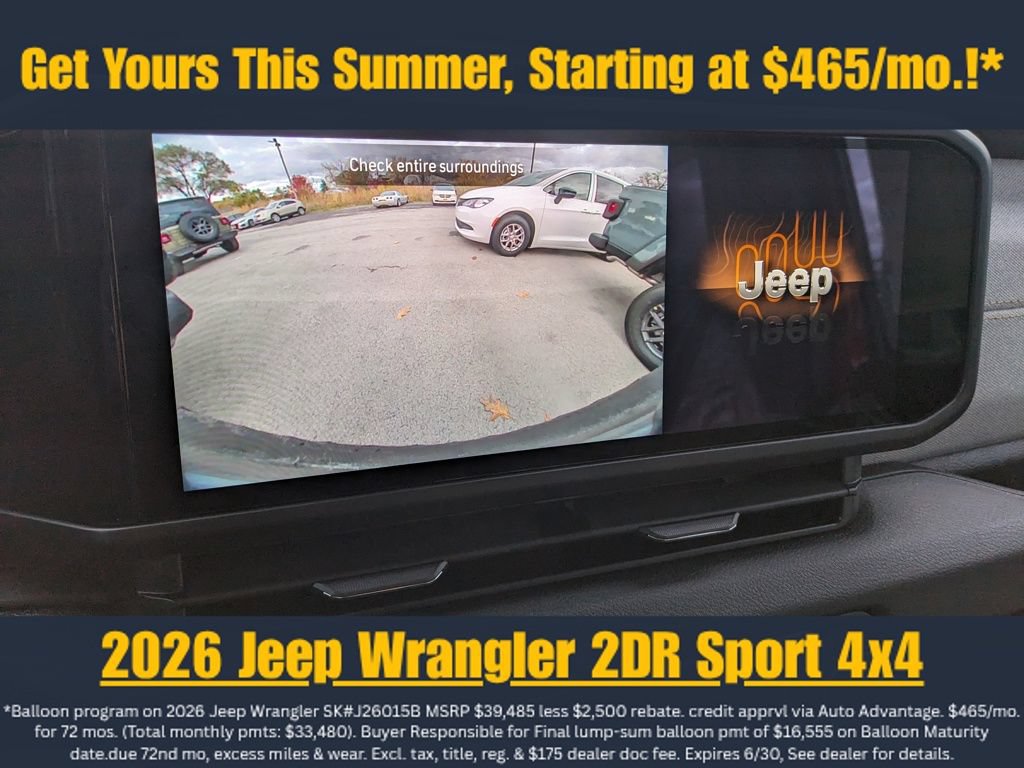 New 2026 Jeep Wrangler Sport AWD/4WD image 17