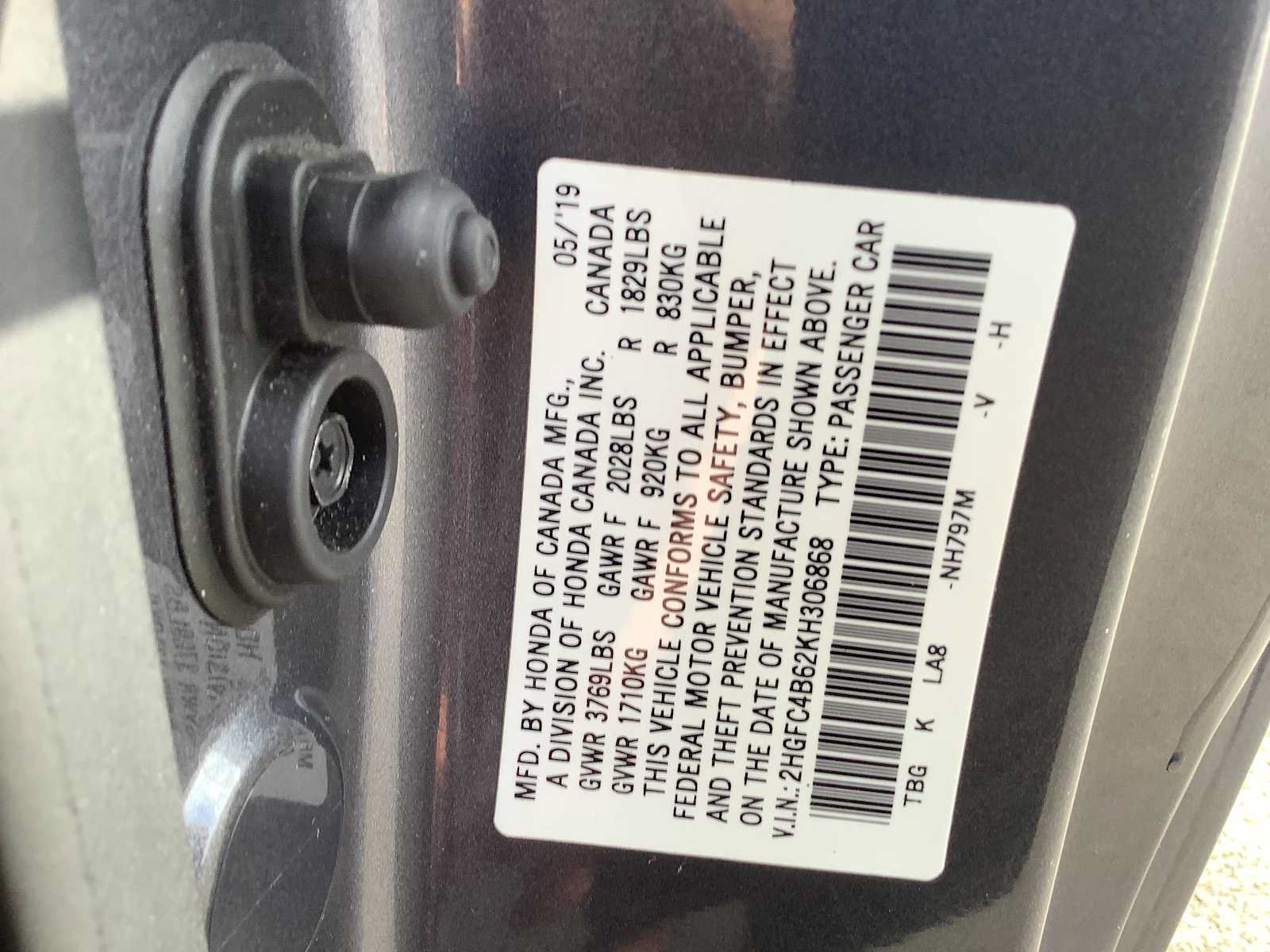 Certified 2019 Honda Civic LX image 21
