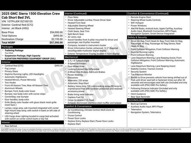 Certified 2025 GMC Sierra 1500 Elevation image 39