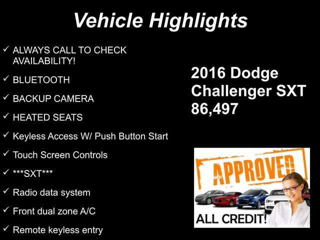 Used 2016 Dodge Challenger SXT w/ Cold Weather Group image 9