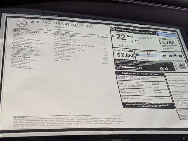 New 2026 Mercedes-Benz GLC 43 AMG 4MATIC image 19