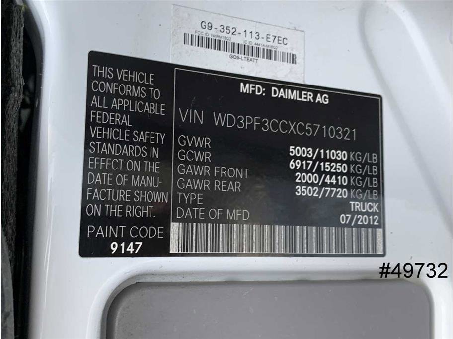 Used 2012 Mercedes-Benz Sprinter 3500 image 19