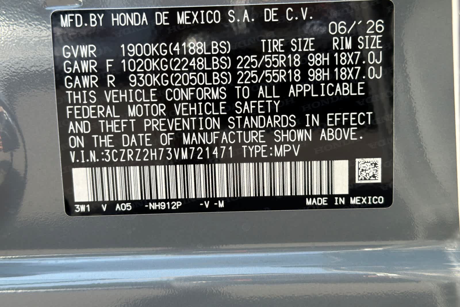 New 2027 Honda HR-V EX-L image 27