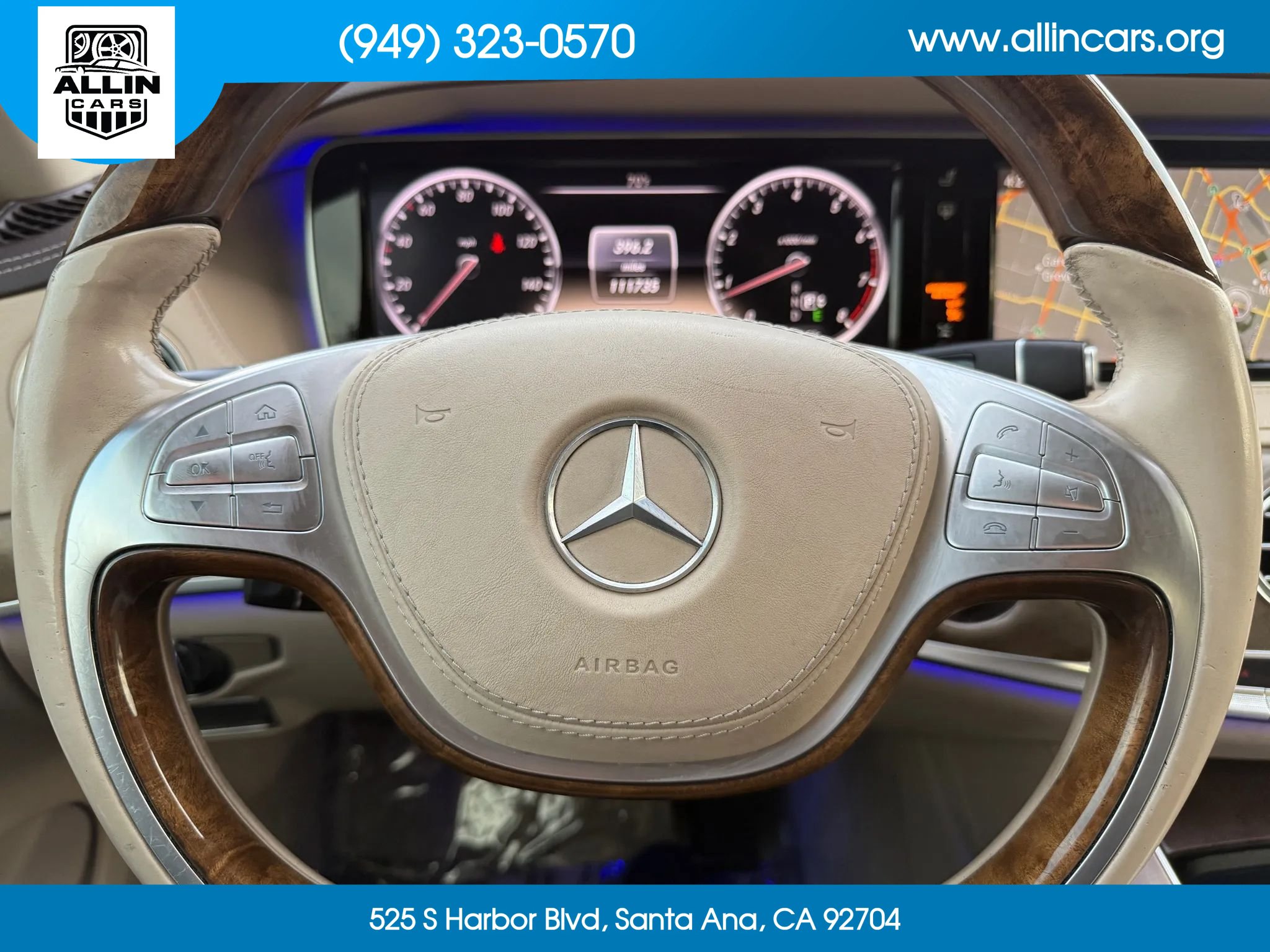 Used 2014 Mercedes-Benz S 550 Sedan w/ Premium 1 Package image 10