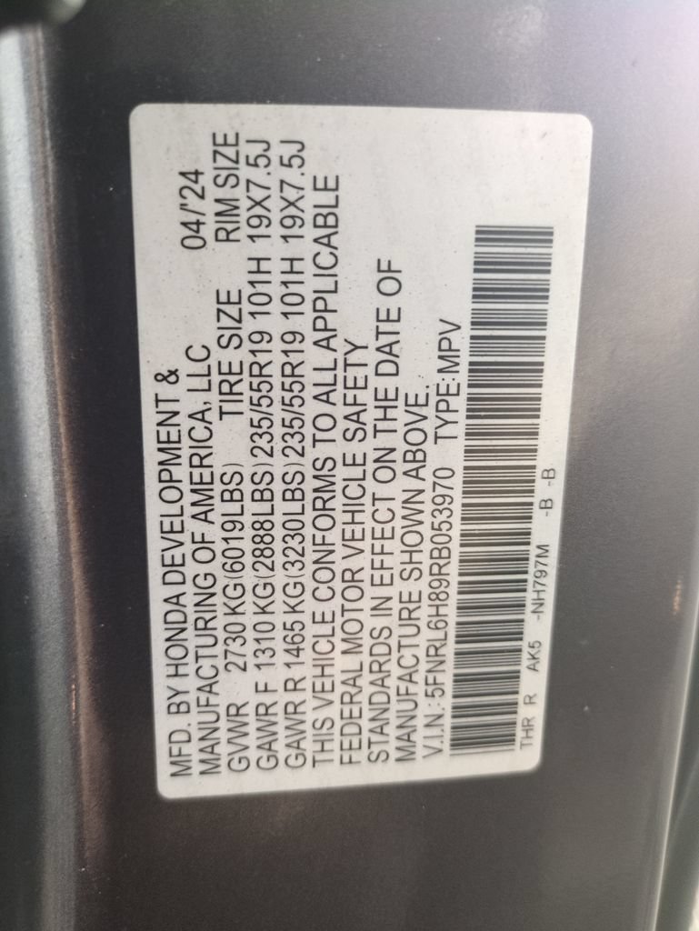 Certified 2024 Honda Odyssey Touring image 33