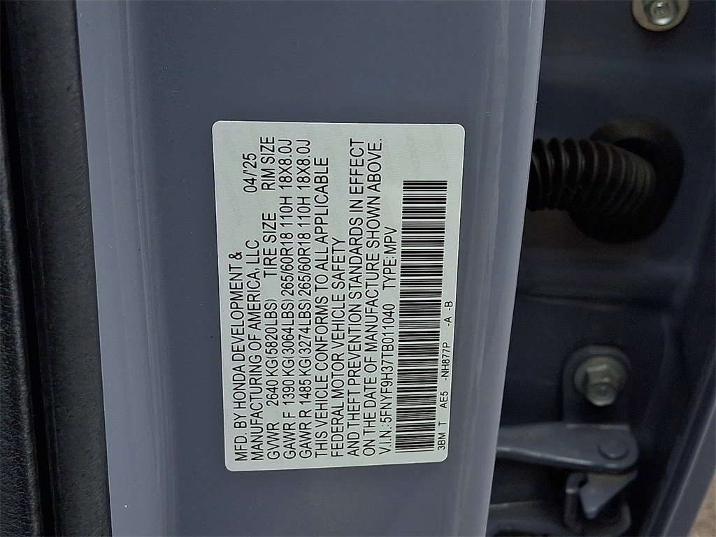 New 2026 Honda Passport RTL image 10