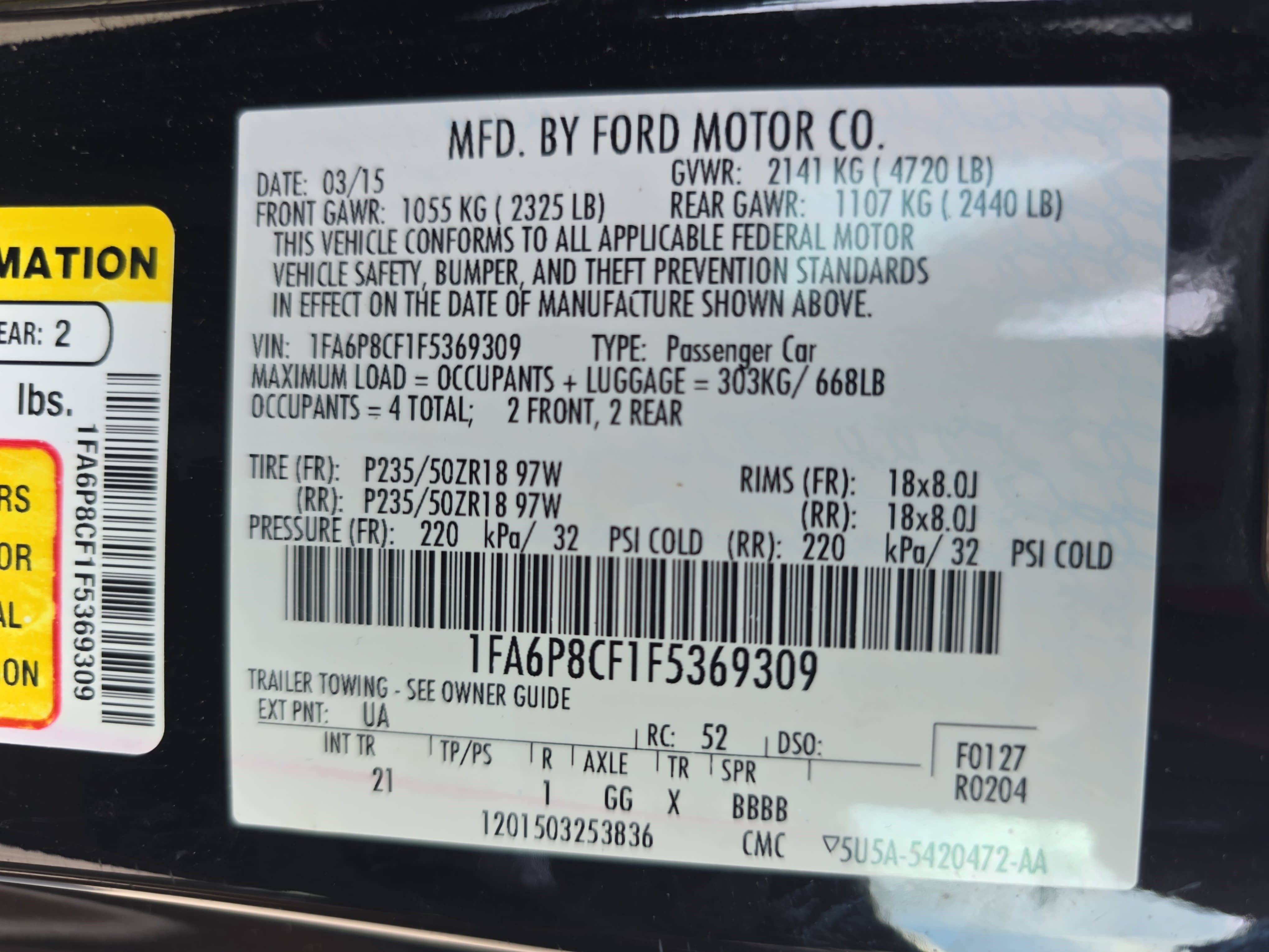 Used 2015 Ford Mustang GT RWD image 36