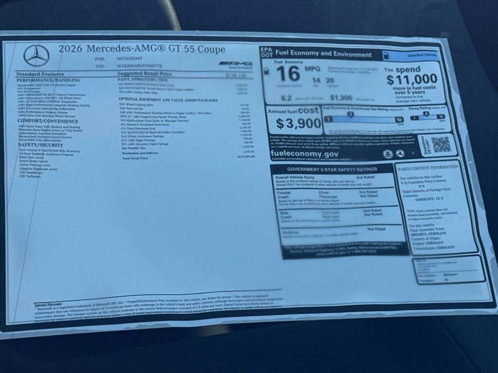 New 2026 Mercedes-Benz AMG GT 55 image 9