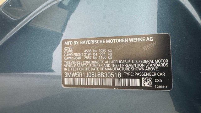 Used 2020 BMW 330i Sedan w/ Convenience Package RWD image 35