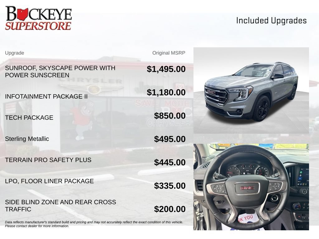 Used 2023 GMC Terrain AT4 w/ Infotainment Package II AWD/4WD image 9