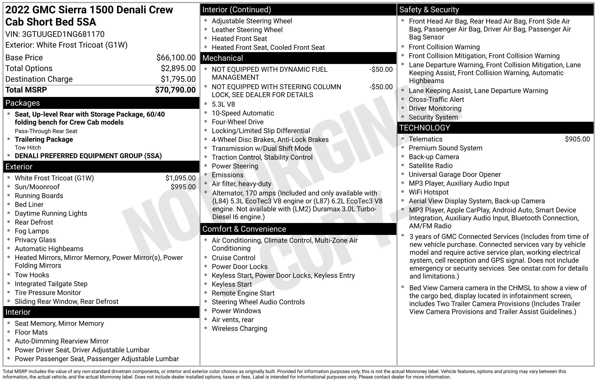 Used 2022 GMC Sierra 1500 Denali AWD/4WD image 2
