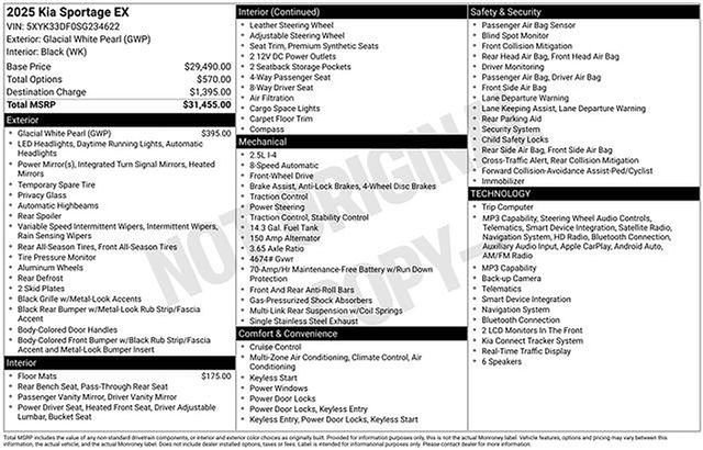 Certified 2025 Kia Sportage EX FWD image 17